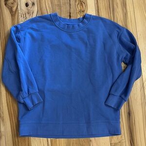 Lululemon Perfectly oversized crew in wild indigo